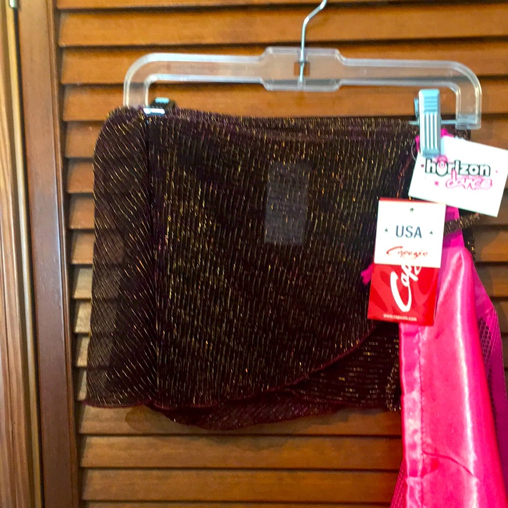 Capezio Flare Wrap Skirt Petite Small New